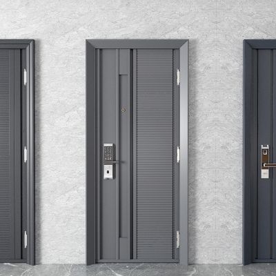现代防盗门 复合门