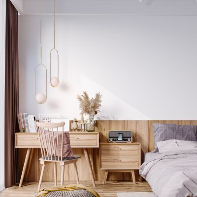 北欧现代简约轻奢风格卧室