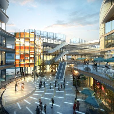 现代商业步行街