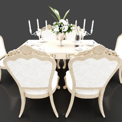 欧式风格餐桌