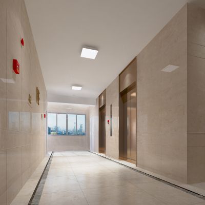 电梯厅，消防构件