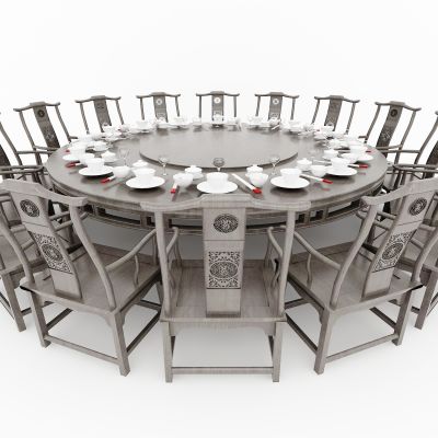 新中式风格餐桌