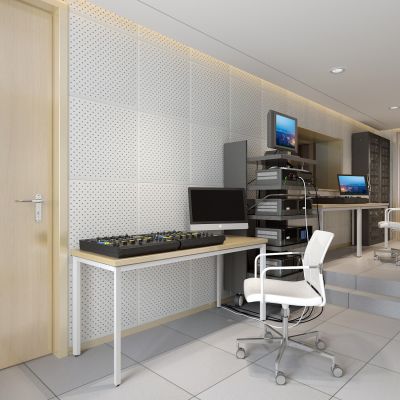 现代摄影棚 录音棚 机房 服务器