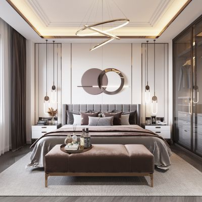 现代卧室