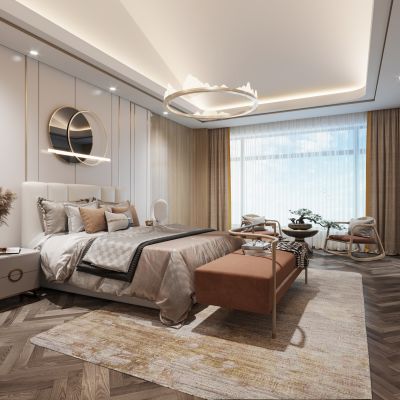 新中式卧室