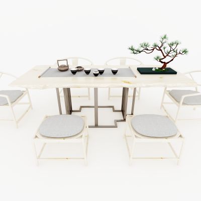 新中式风格茶桌