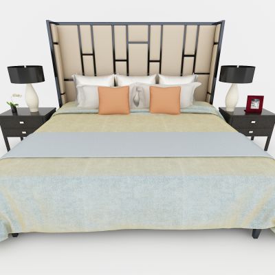 现代风格床具