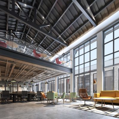 工业风办公室