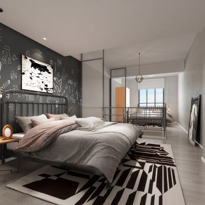 工业风卧室