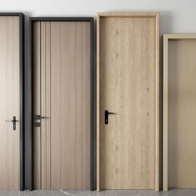 现代平开门 木门