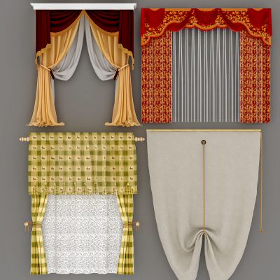 欧式布艺窗帘