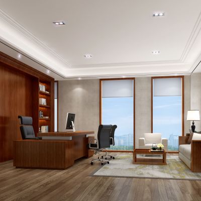 中式懂事长办公室