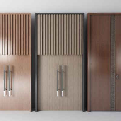 新中式双开门 门把手