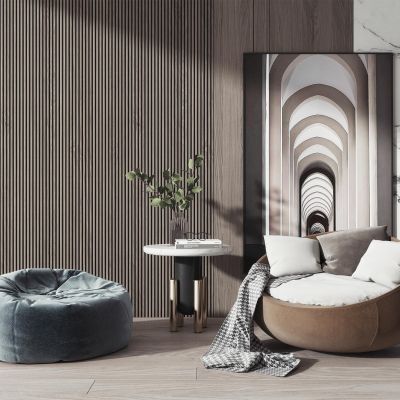 现代懒人沙发边几组合