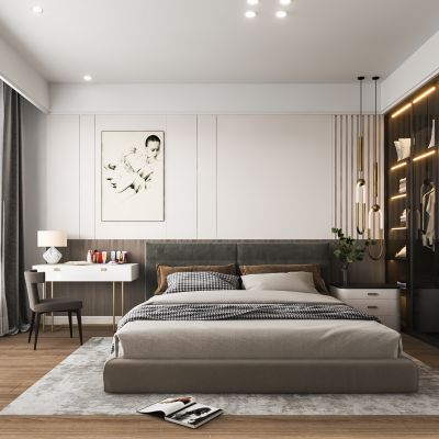 现代卧室