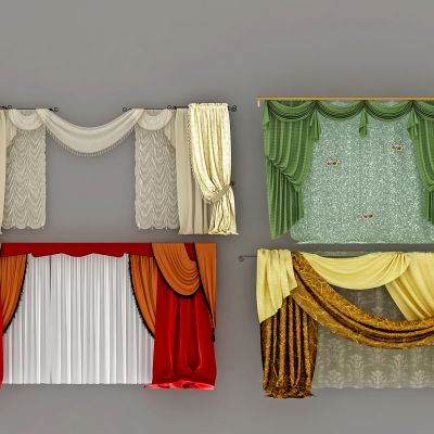 欧式布艺窗帘