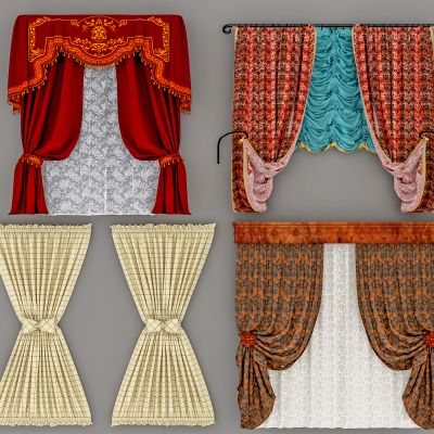 欧式布艺窗帘