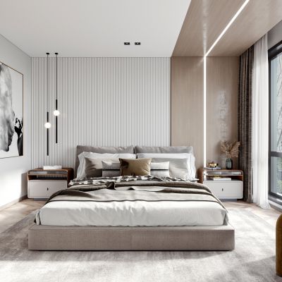 现代卧室