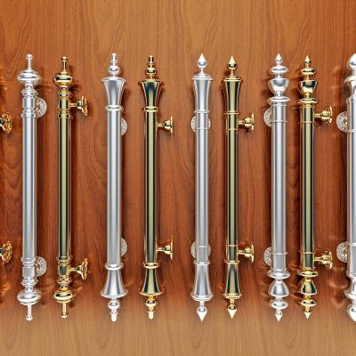 欧式金属门把手