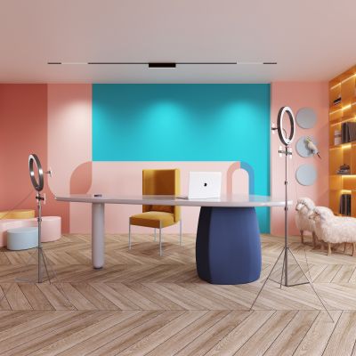 现代网红直播间