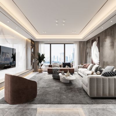 现代客餐厅玄关