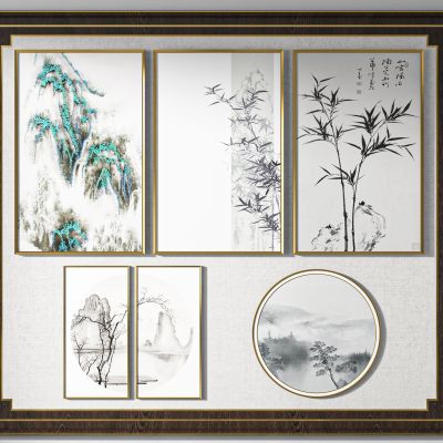 新中式装饰挂画