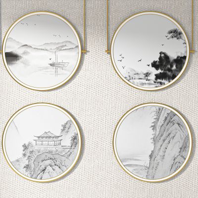 新中式装饰挂画