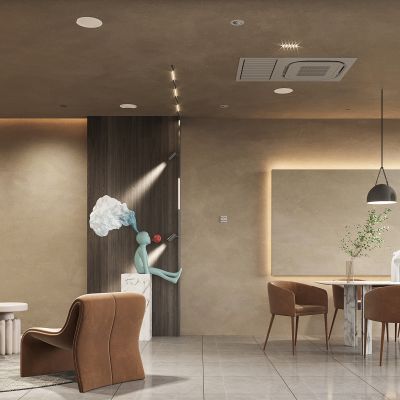 现代侘寂风客餐厅