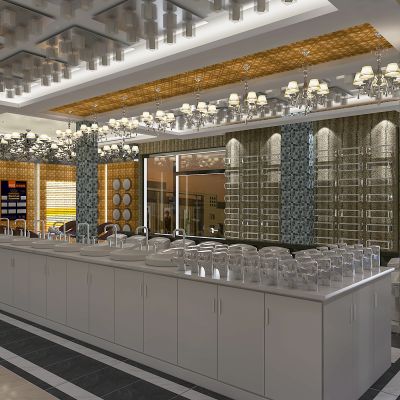 现代卫浴专卖店3D模型