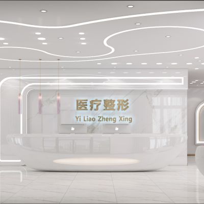 现代医院大厅，整形医院大厅，医院大厅，