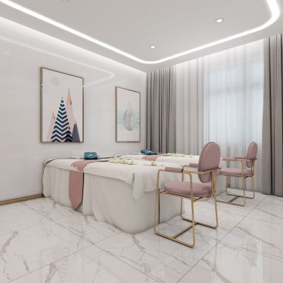  现代美容包间，spa包间，按摩室，