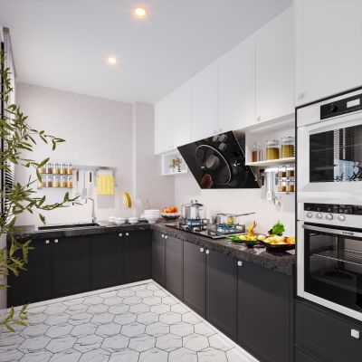 现代简约北欧轻奢风格厨房