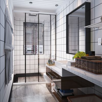 现代北欧风格卫生间