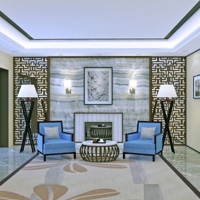 新中式沙发组合