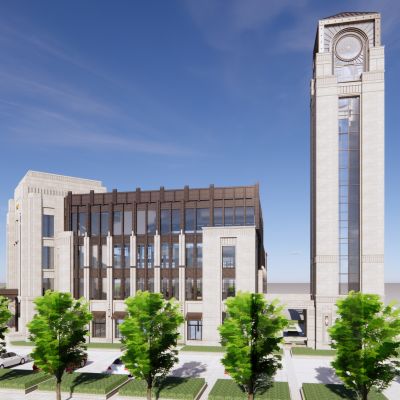 新古典风格示范区，售楼处，沿街商业