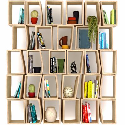 现代创意书柜