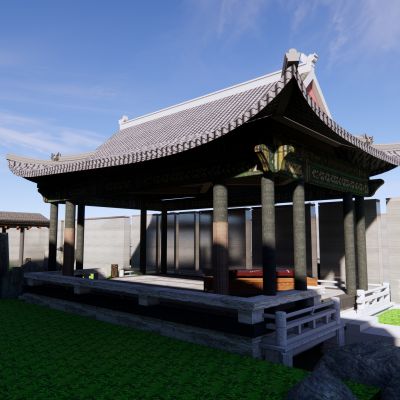 新中式示范区，售楼处