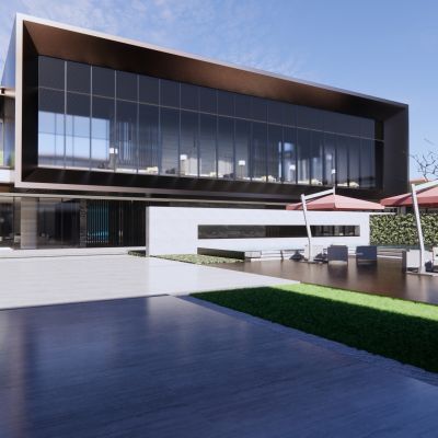 示范区，售楼处