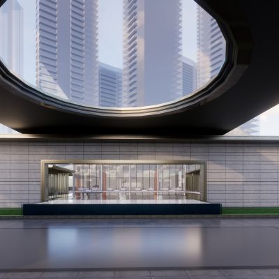 新中式售楼处示范区