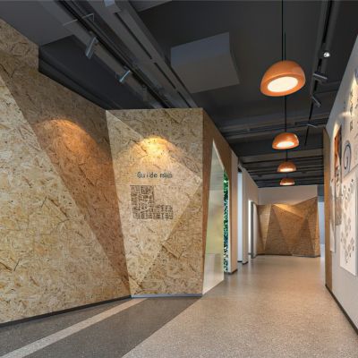 工业过道3D模型