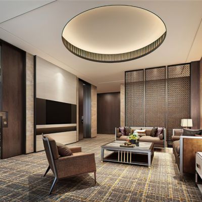 新中式包房客厅