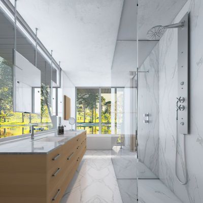 现代别墅卫生间