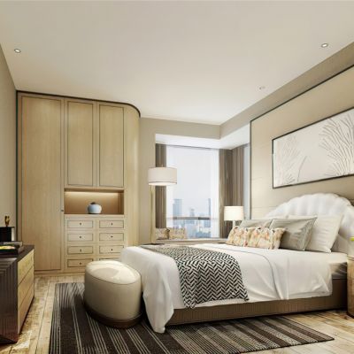现代卧室3D模型
