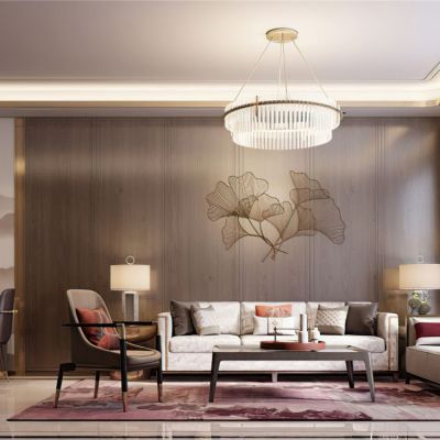 现代样板房客厅