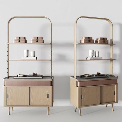 现代边柜装饰柜组合