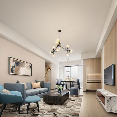 现代样板房客厅