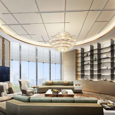 现代办公会客厅