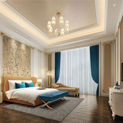 现代别墅卧室