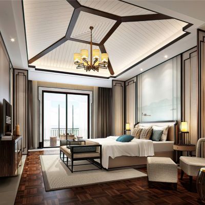 新中式卧室