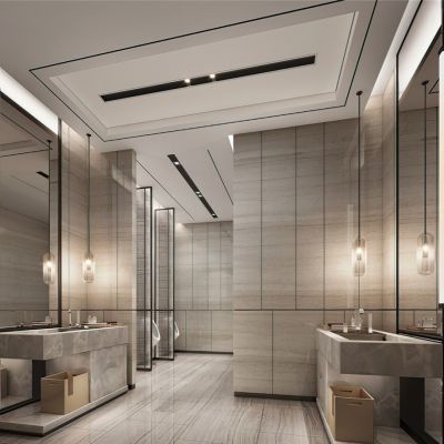 现代卫生间3D模型